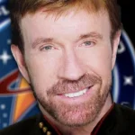 Portrait of Rook Mirtoh, depicted as a bearded man in a Starfleet uniform, smiling with a stylized Starfleet emblem in the background.